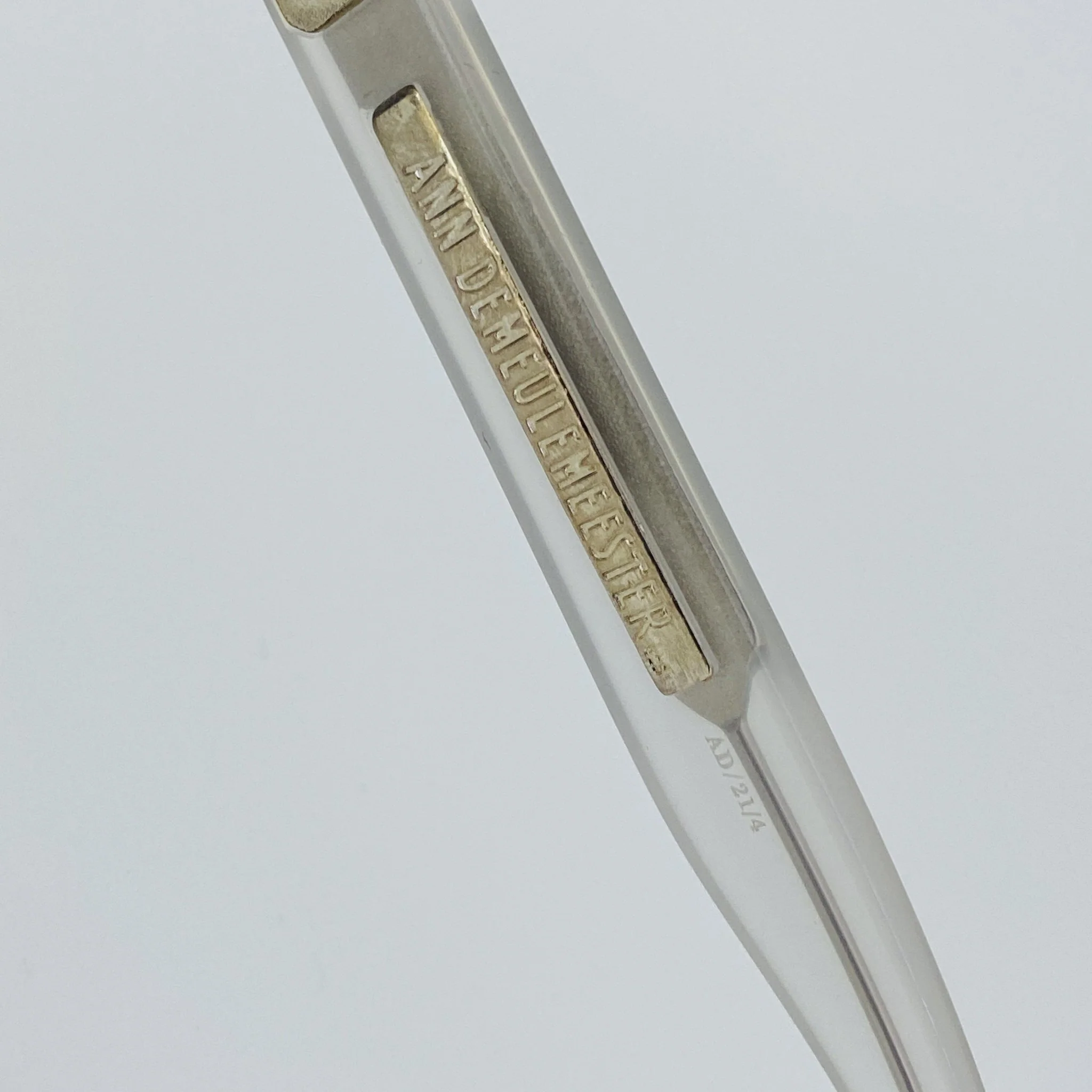 Ann Demeulemeester Sunglasses Oversized White and Solid Grey - Image 13