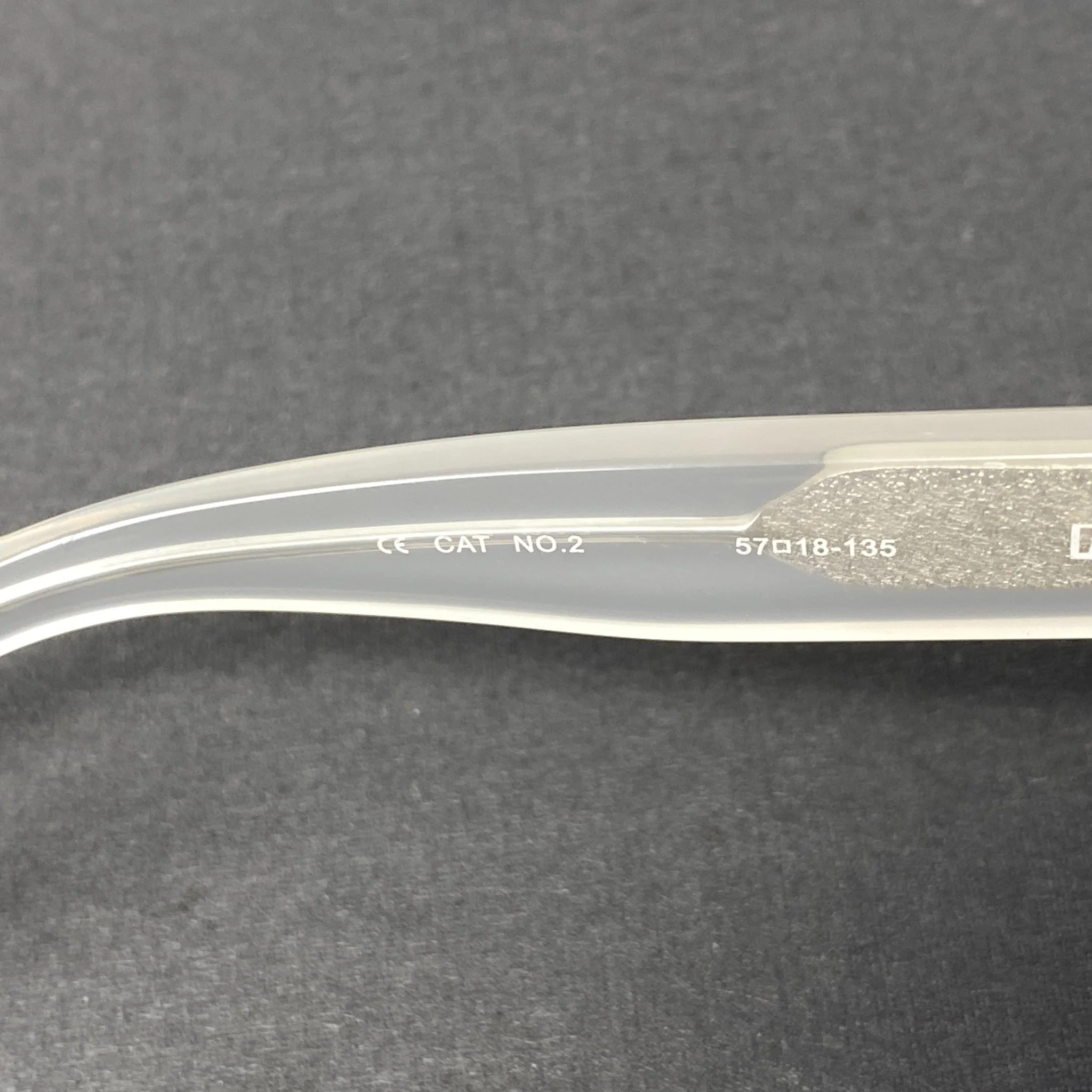 Ann Demeulemeester Sunglasses Oversized White and Solid Grey - Image 16