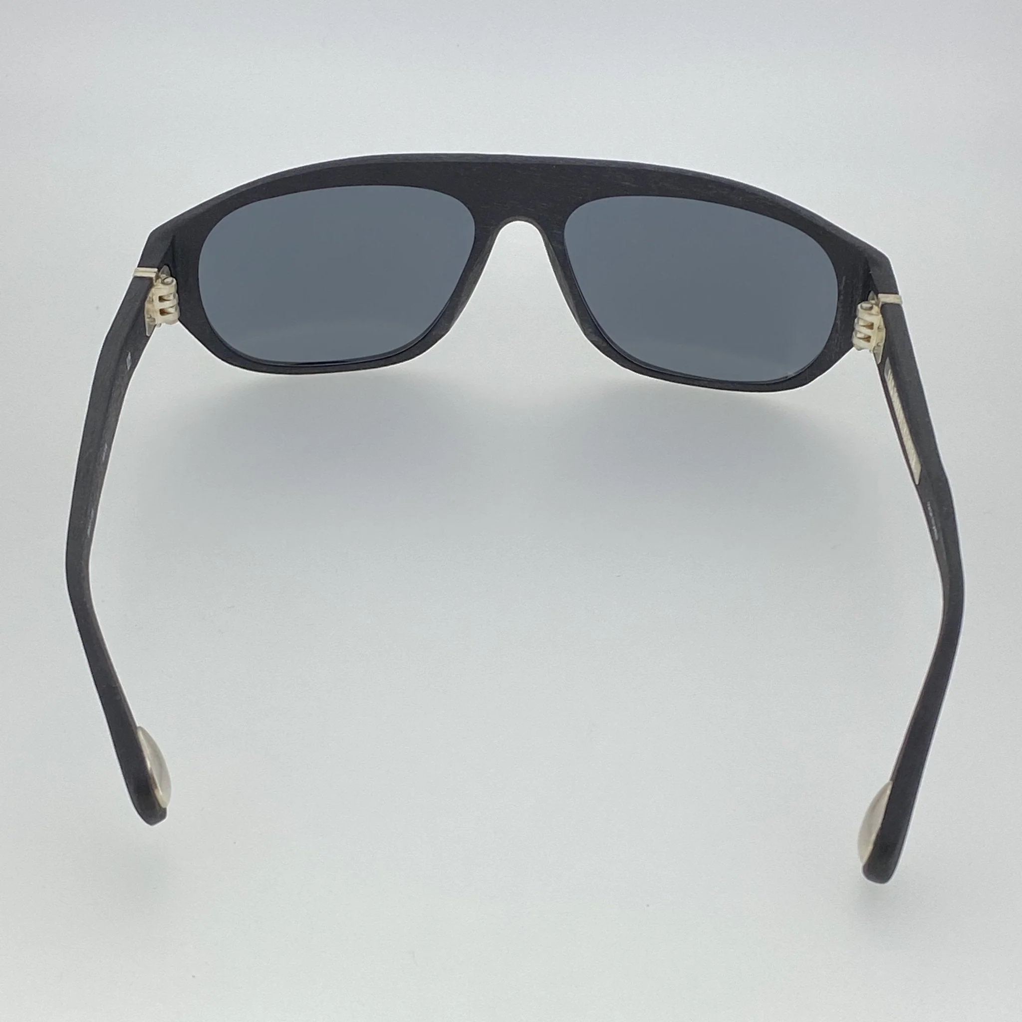 Ann Demeulemeester Men's Sunglasses Flat Top Black and Grey Mirror - Image 9