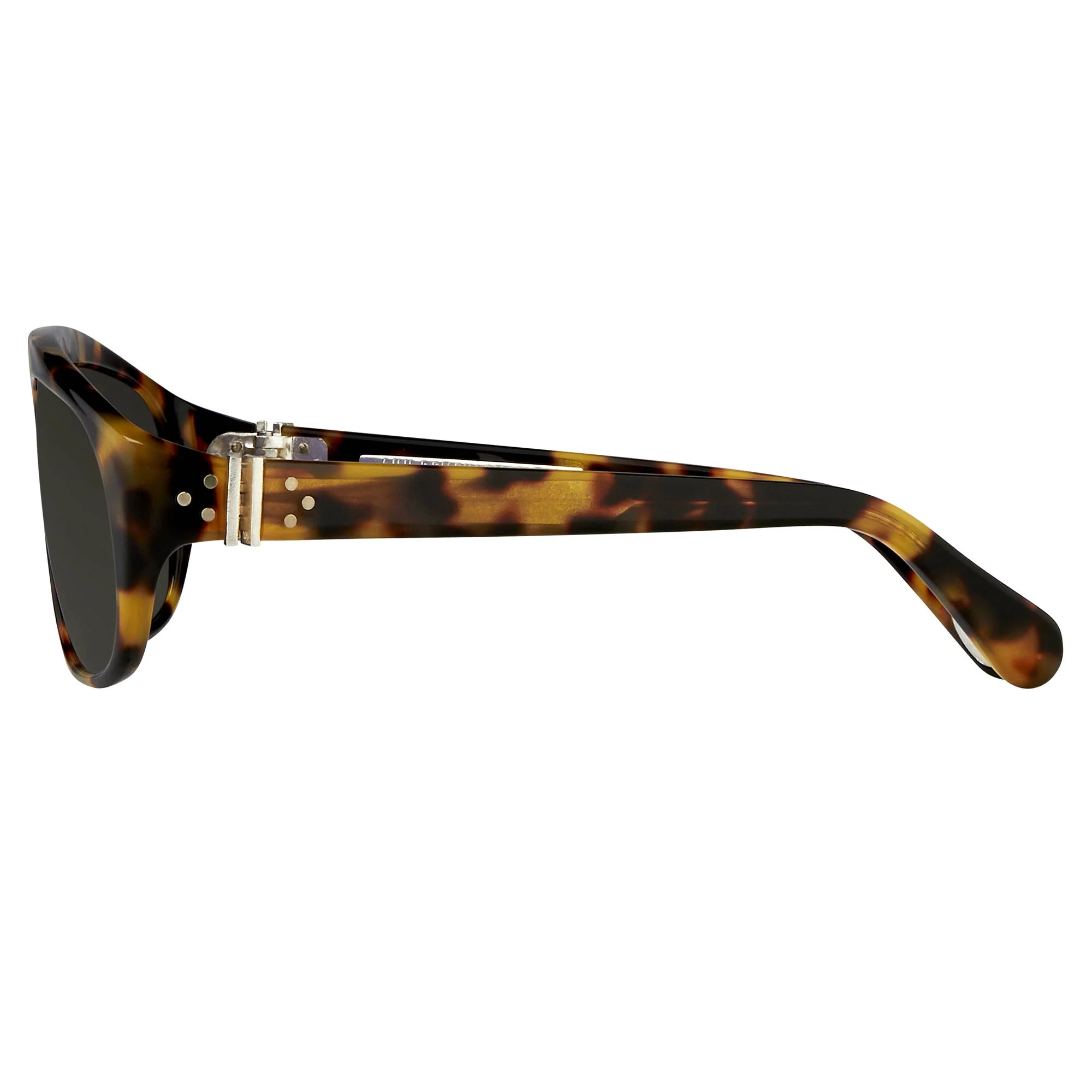 Ann Demeulemeester Men's Sunglasses Flat Top Tortoise Shell and Grey - Image 3