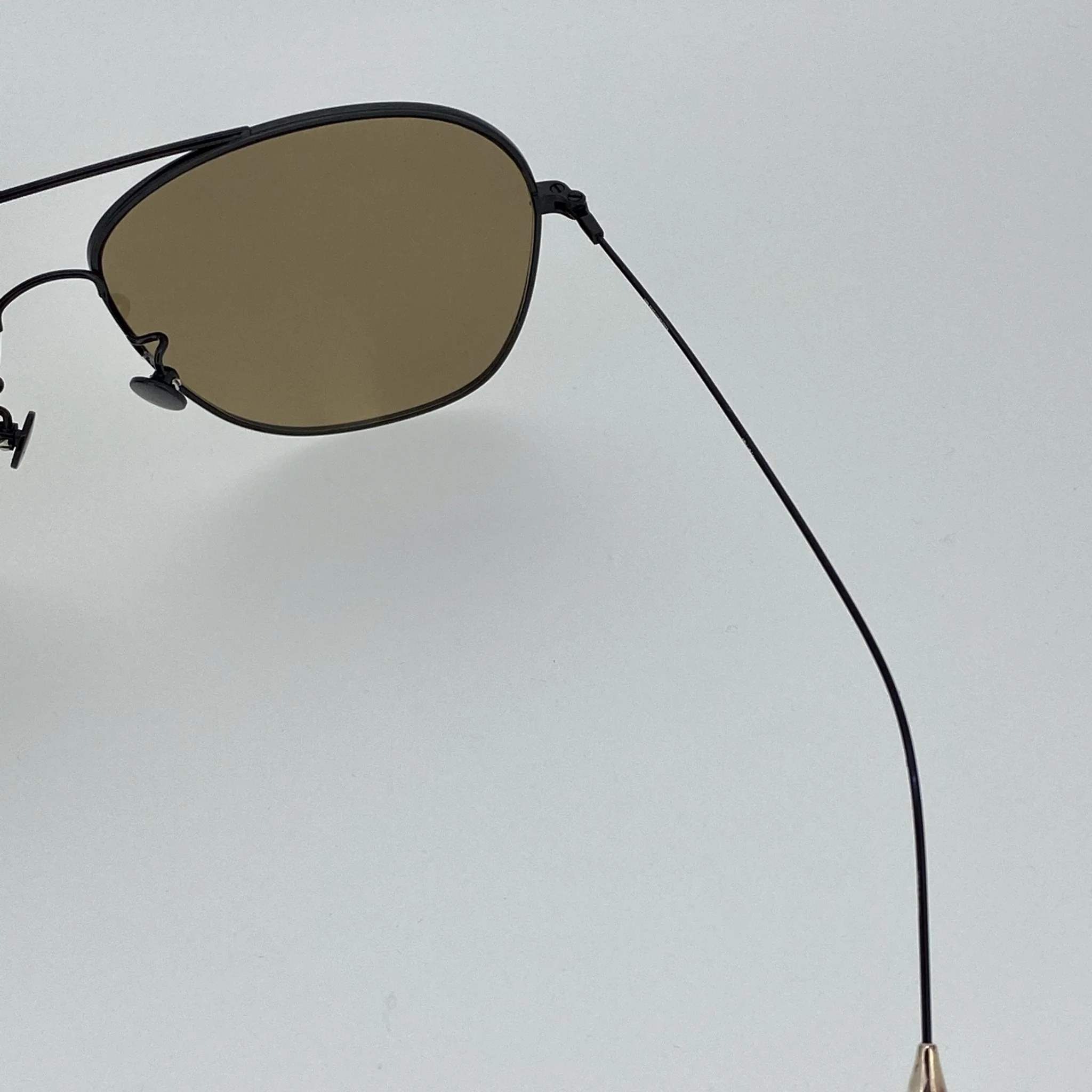 Ann Demeulemeester Sunglasses Black with Silver Tips and Bronze - Image 7