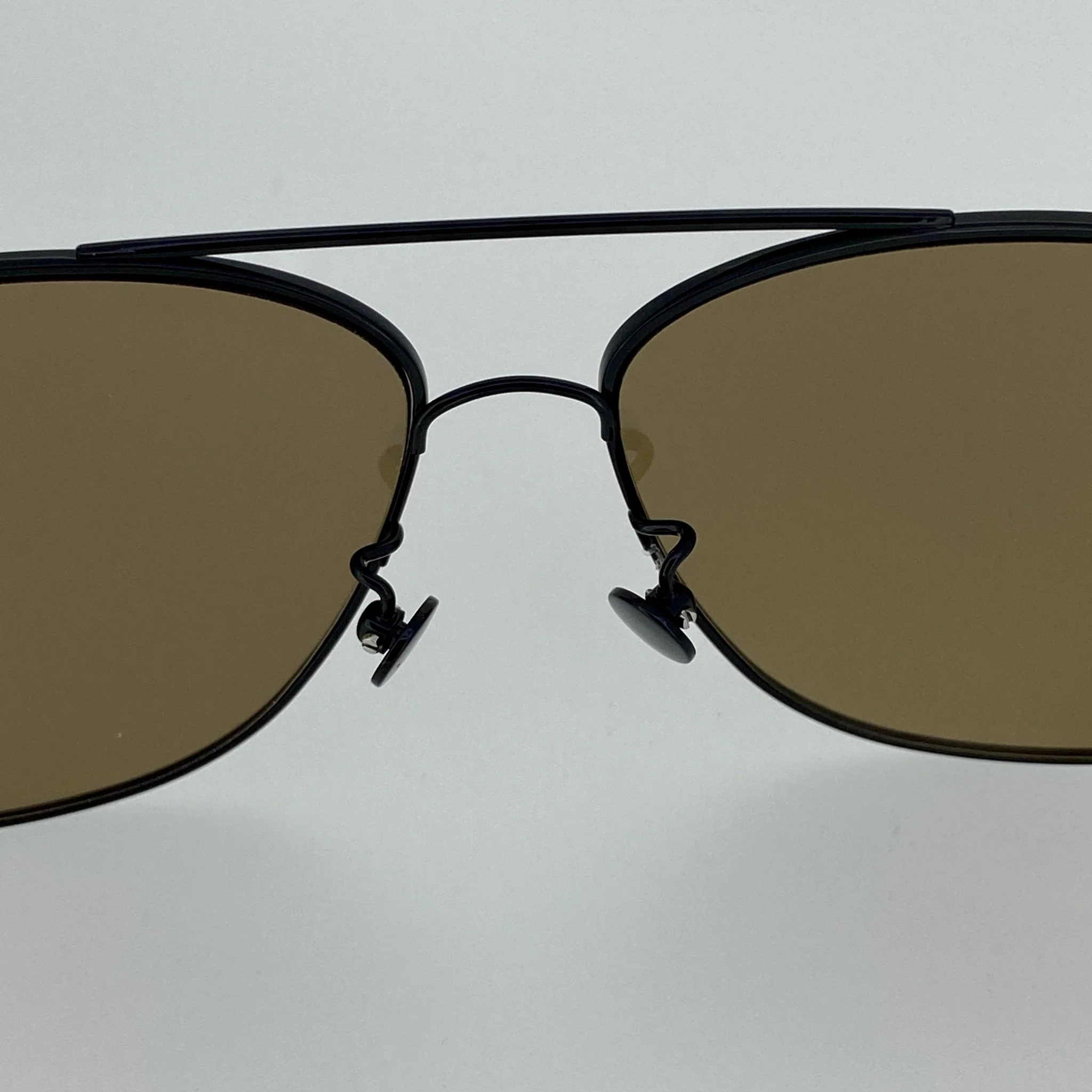 Ann Demeulemeester Sunglasses Black with Silver Tips and Bronze - Image 8