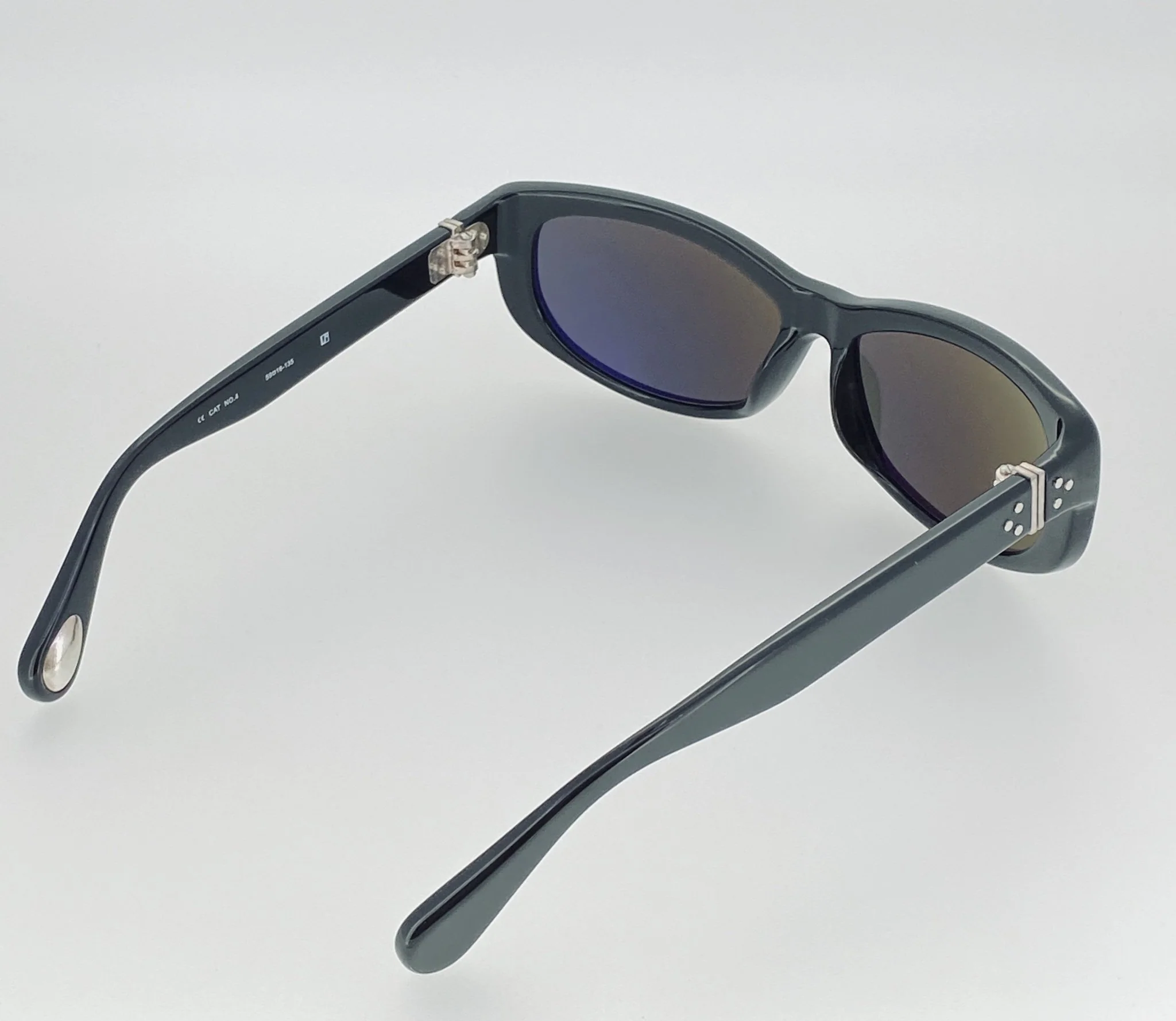 Ann Demeulemeester Sunglasses Cat Eye Black and Grey - Image 10