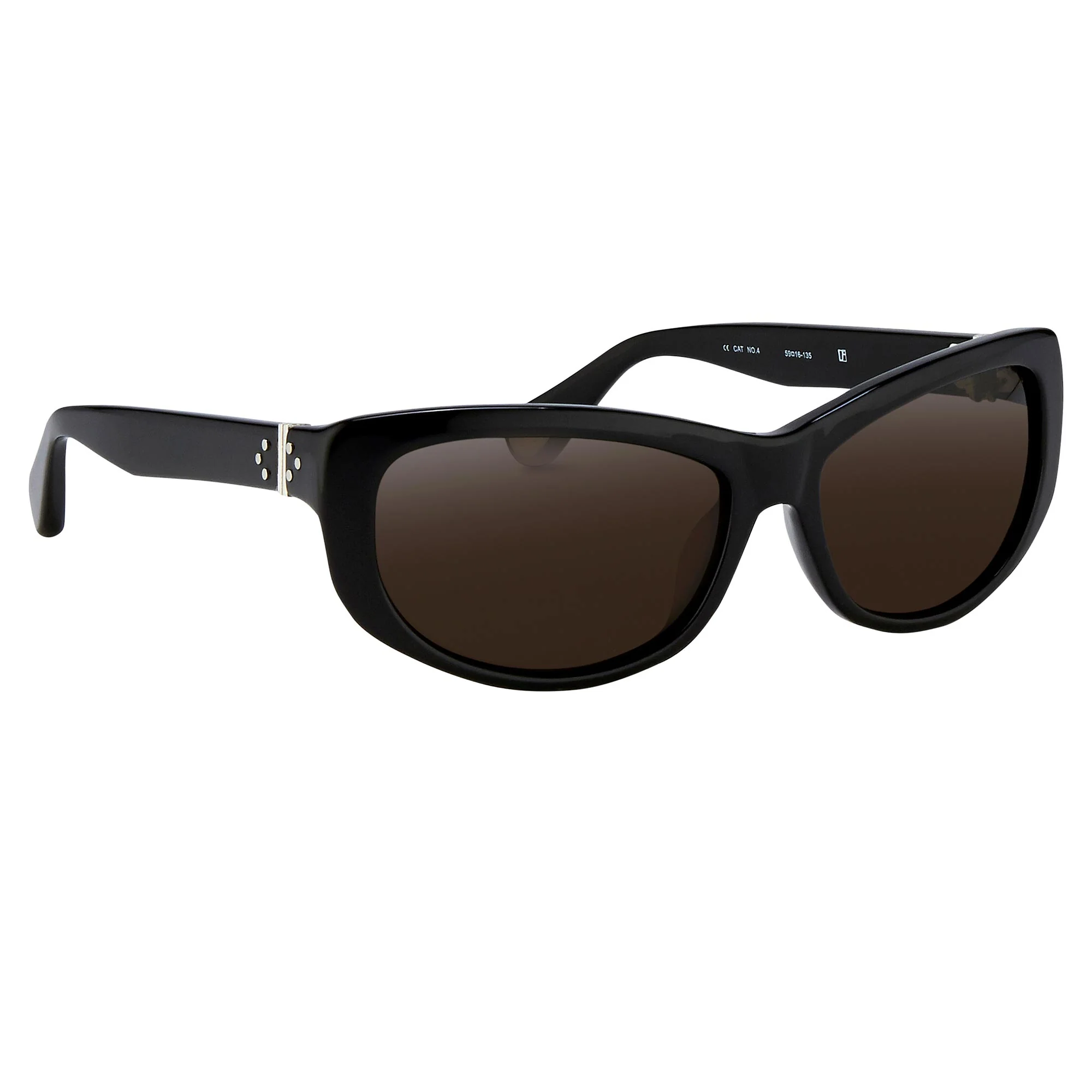 Ann Demeulemeester Sunglasses Cat Eye Black and Grey - Image 3