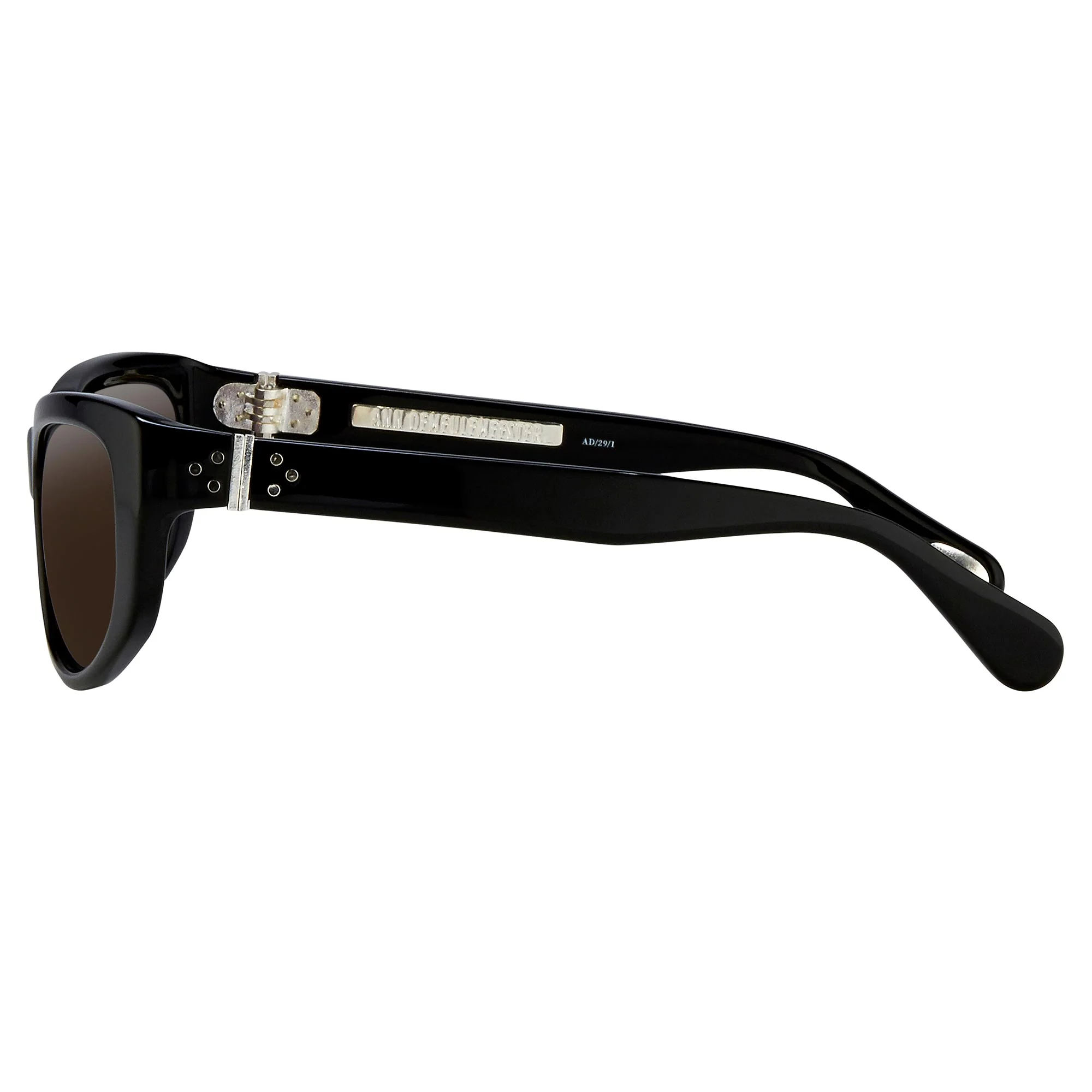 Ann Demeulemeester Sunglasses Cat Eye Black and Grey - Image 4