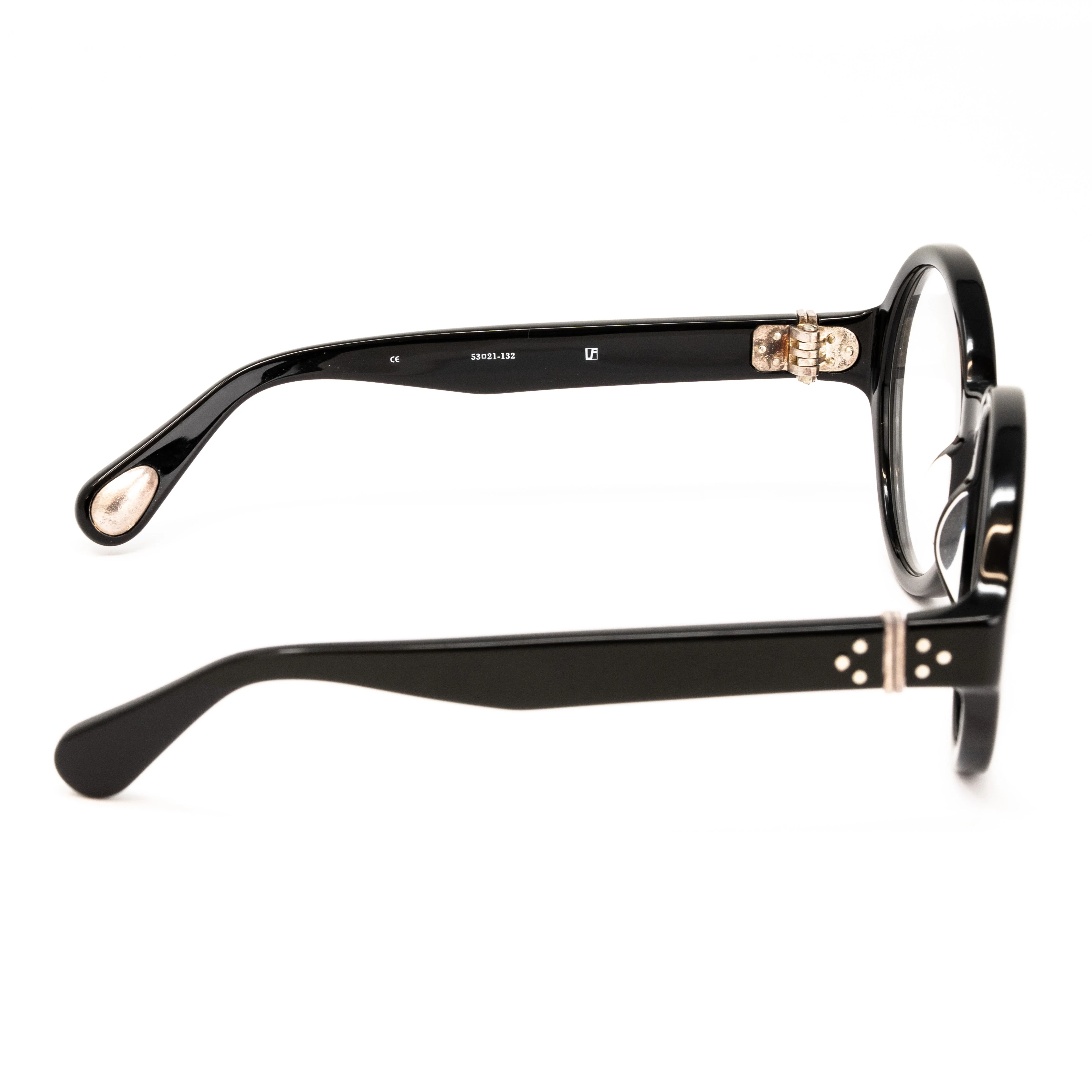 Ann Demeulemeester x Linda Farrow Black Optical glasses - Image 3