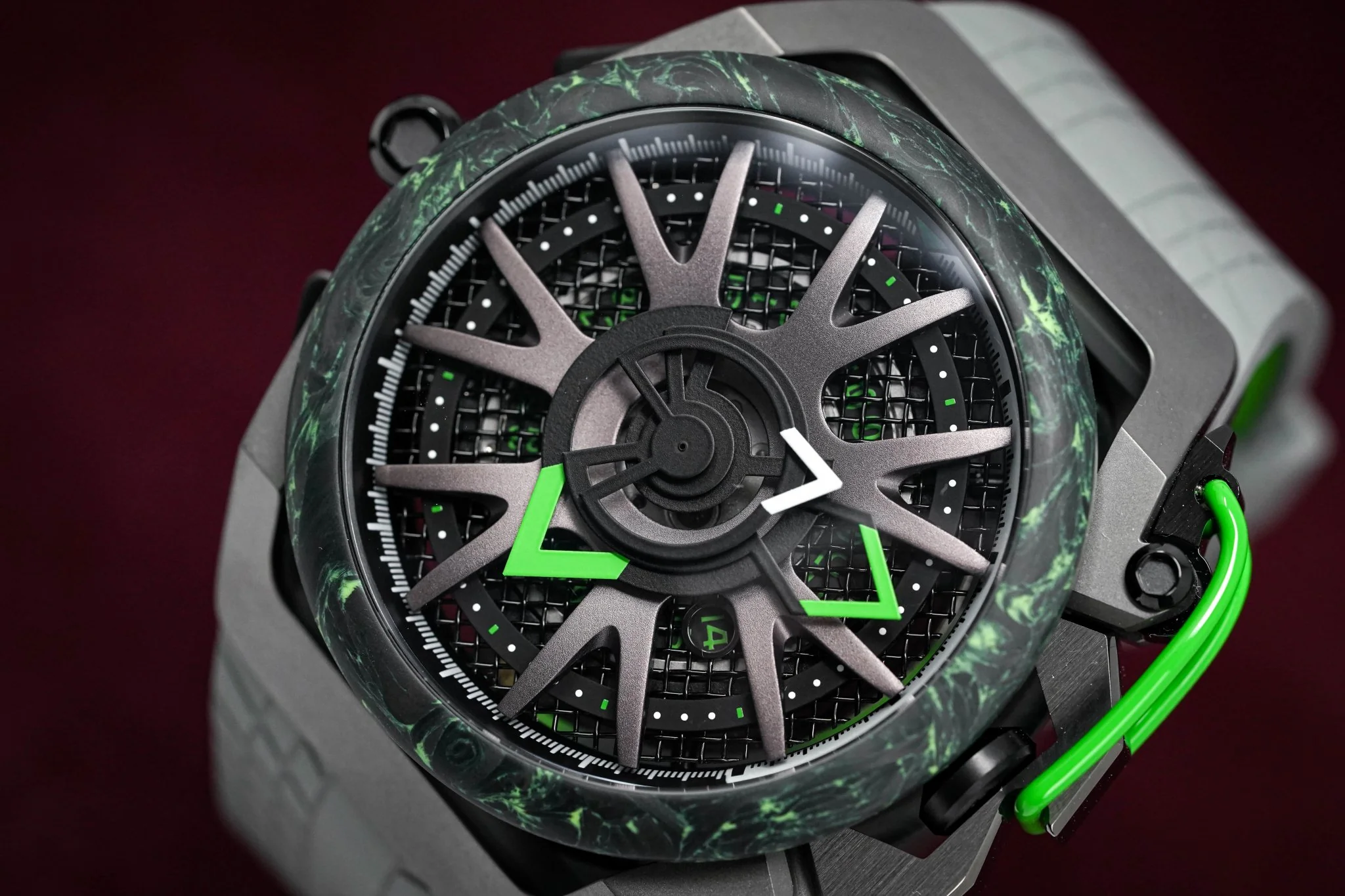 Mazzucato Reversible Monza Green Carbon - Image 5