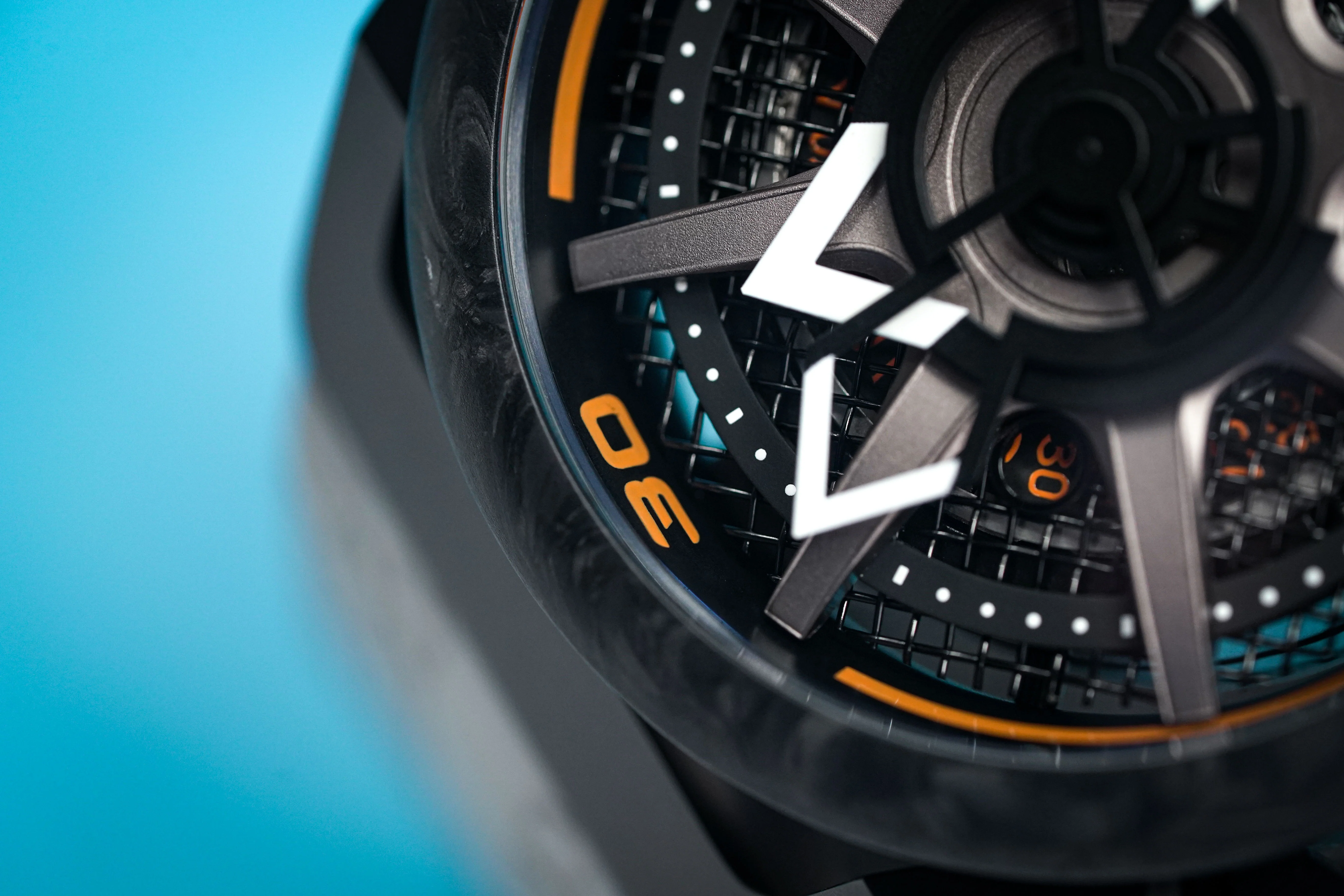 Mazzucato Reversible Watch Monza Orange Carbon - Image 13