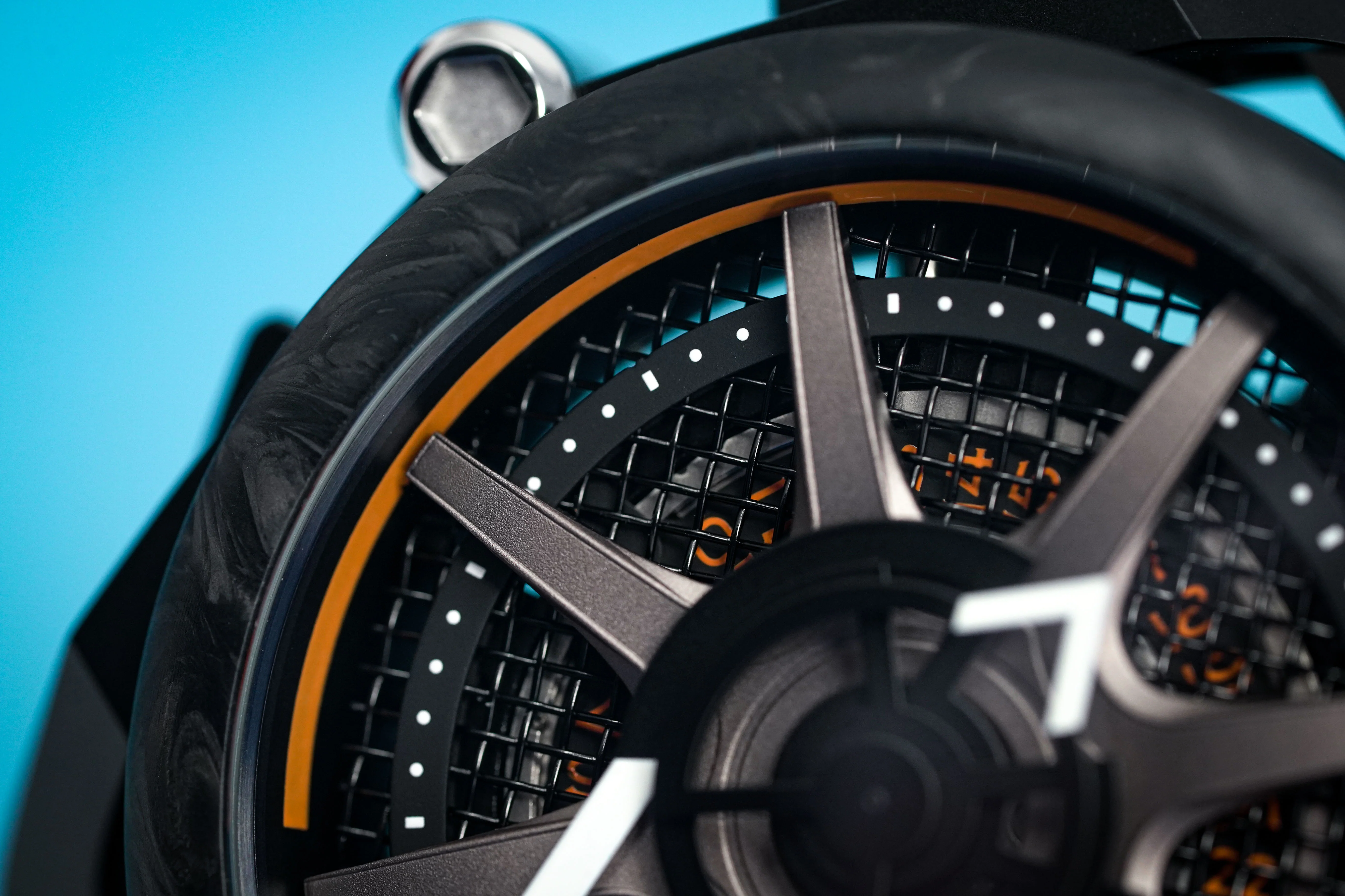Mazzucato Reversible Watch Monza Orange Carbon - Image 14