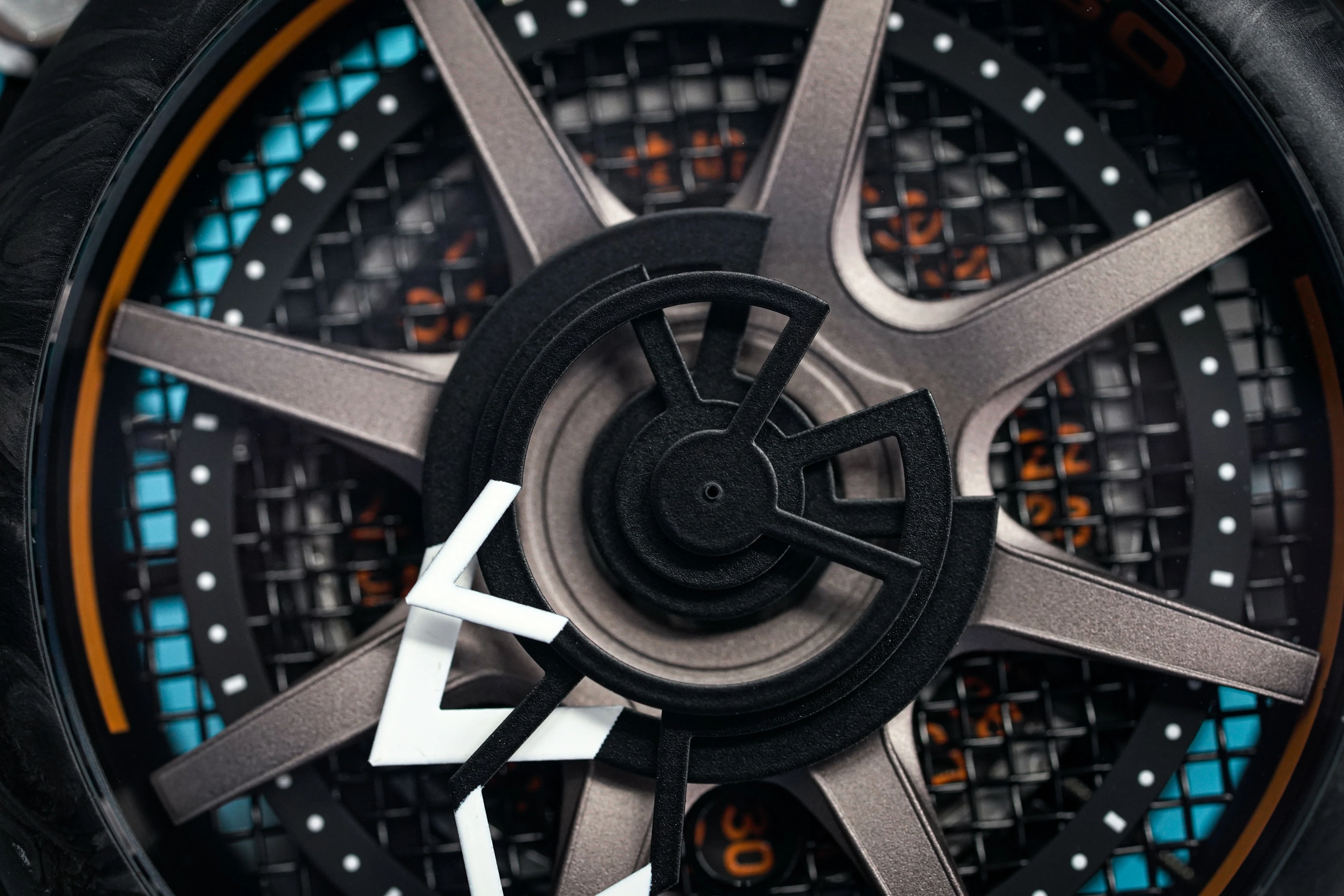 Mazzucato Reversible Watch Monza Orange Carbon - Image 15