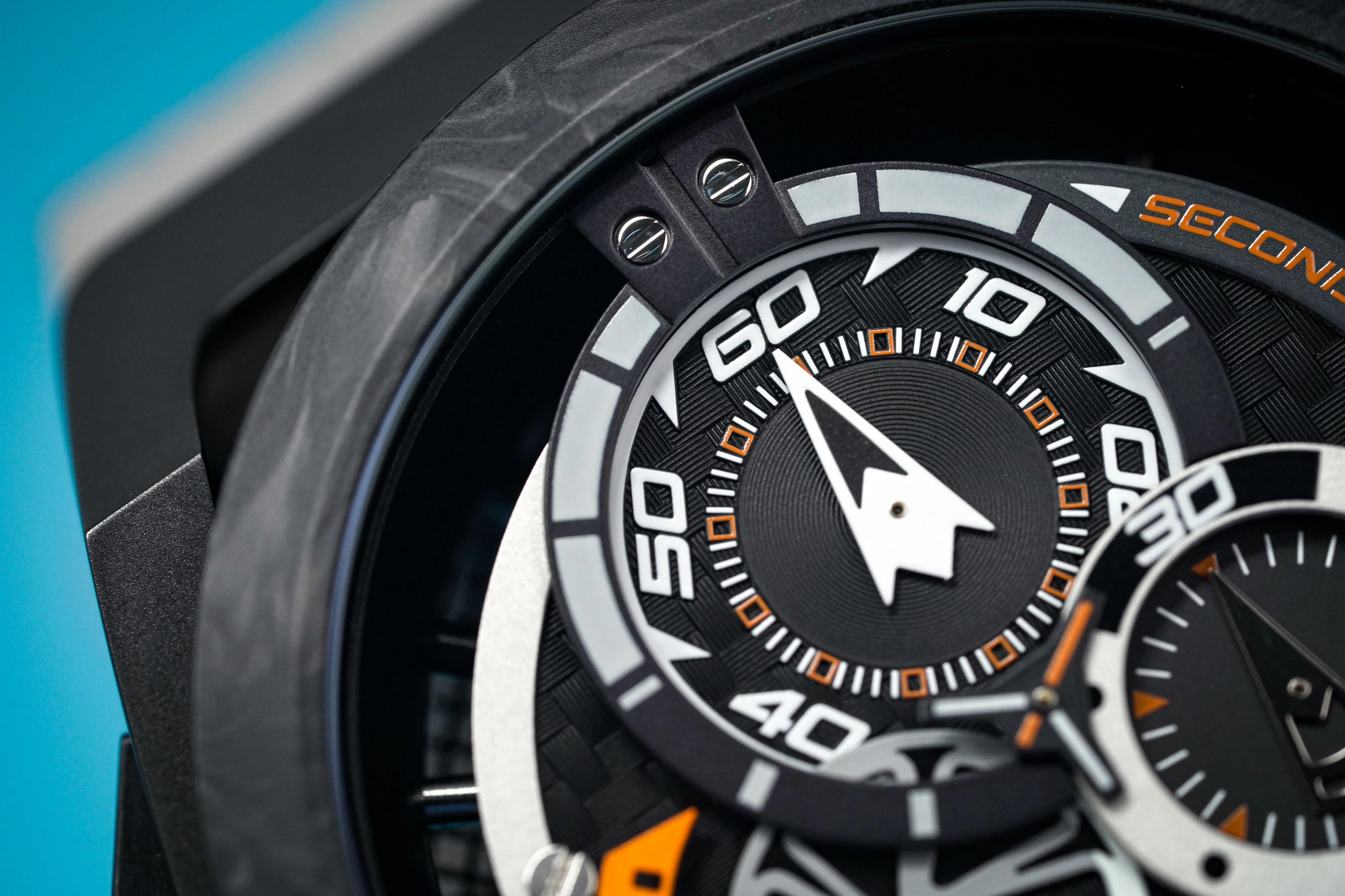 Mazzucato Reversible Watch Monza Orange Carbon - Image 20