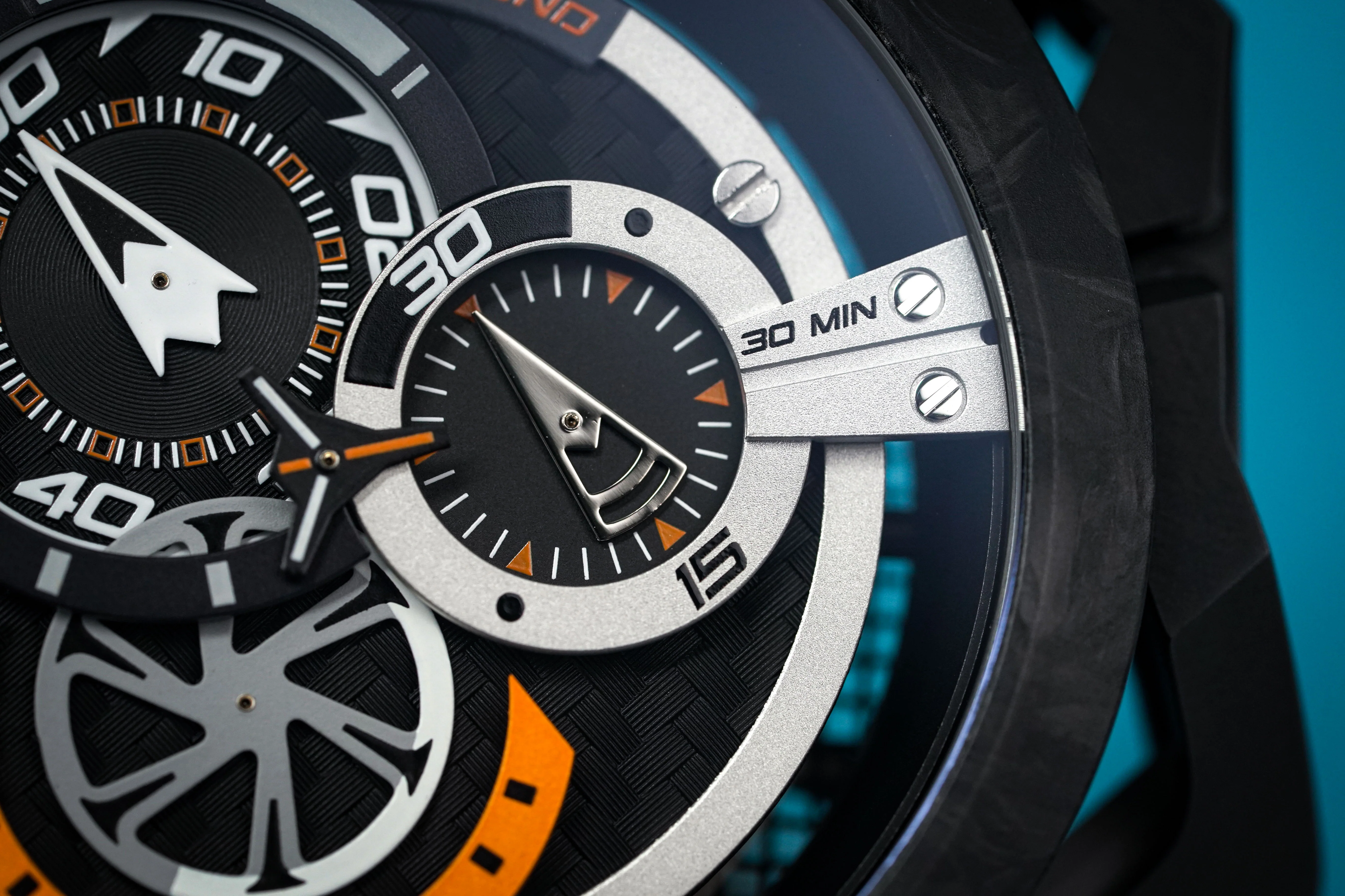 Mazzucato Reversible Watch Monza Orange Carbon - Image 21