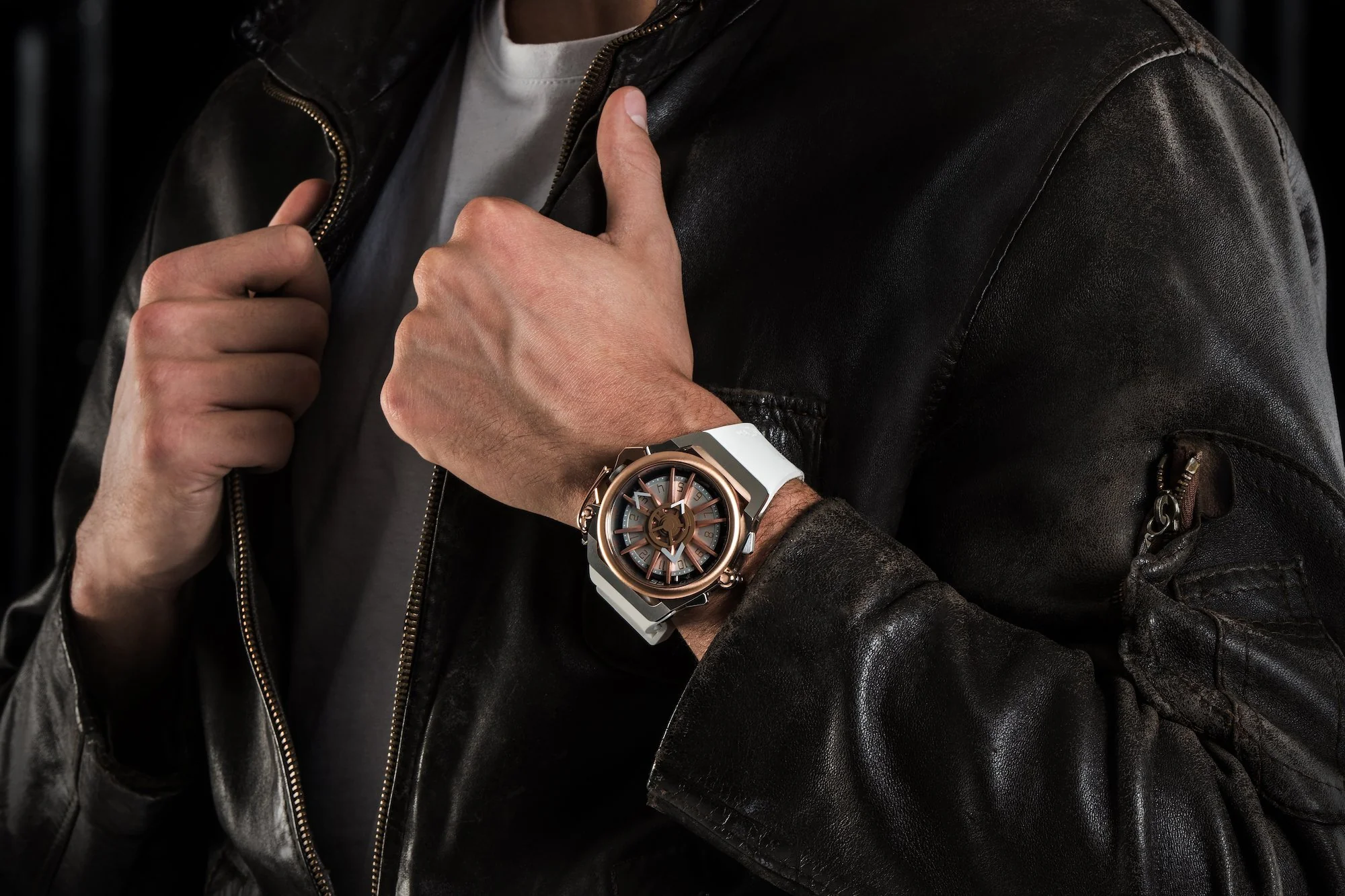 Mazzucato Reversible RIM White Rose Gold - Image 4