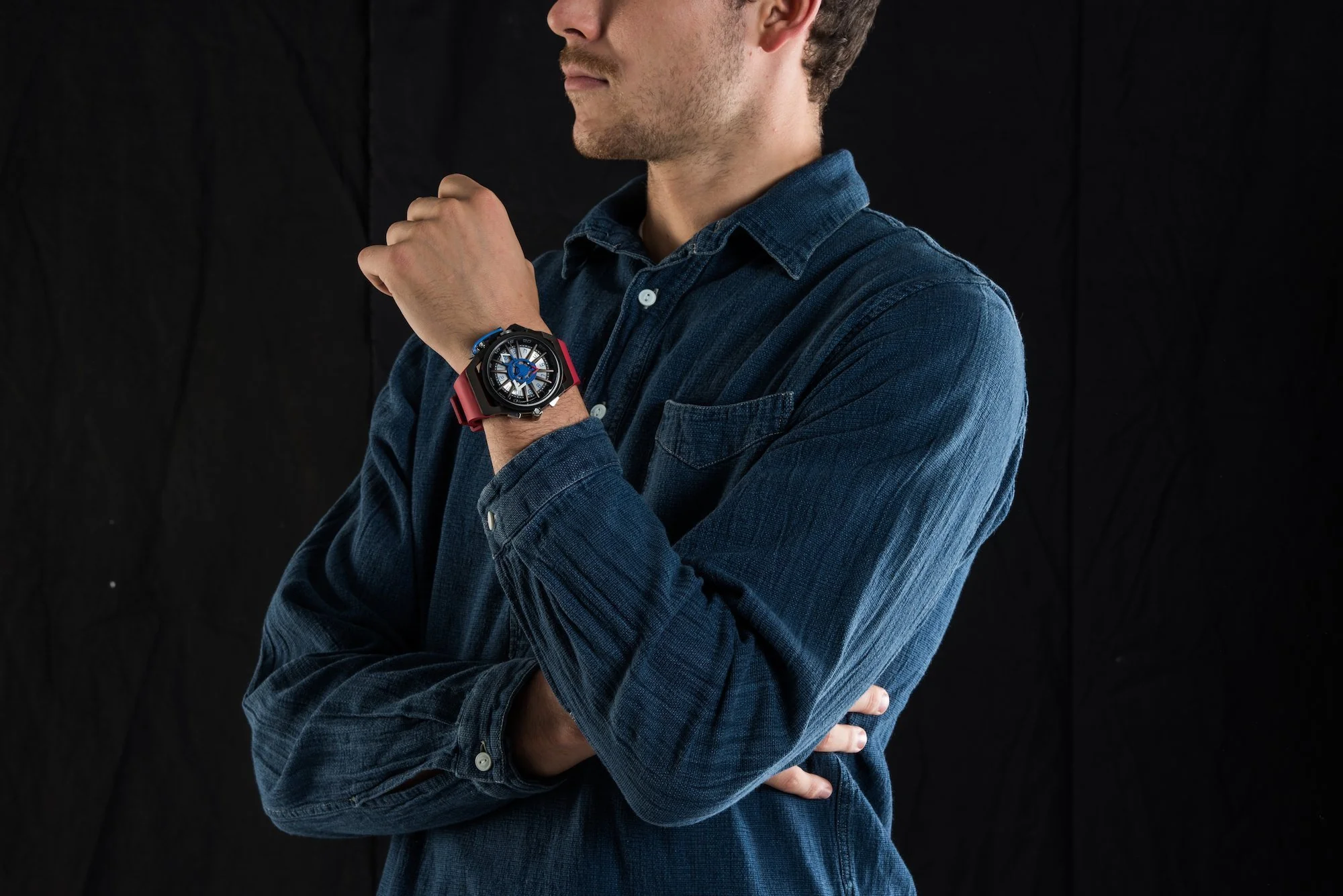 Mazzucato Reversible Watch RIM Red - Image 5