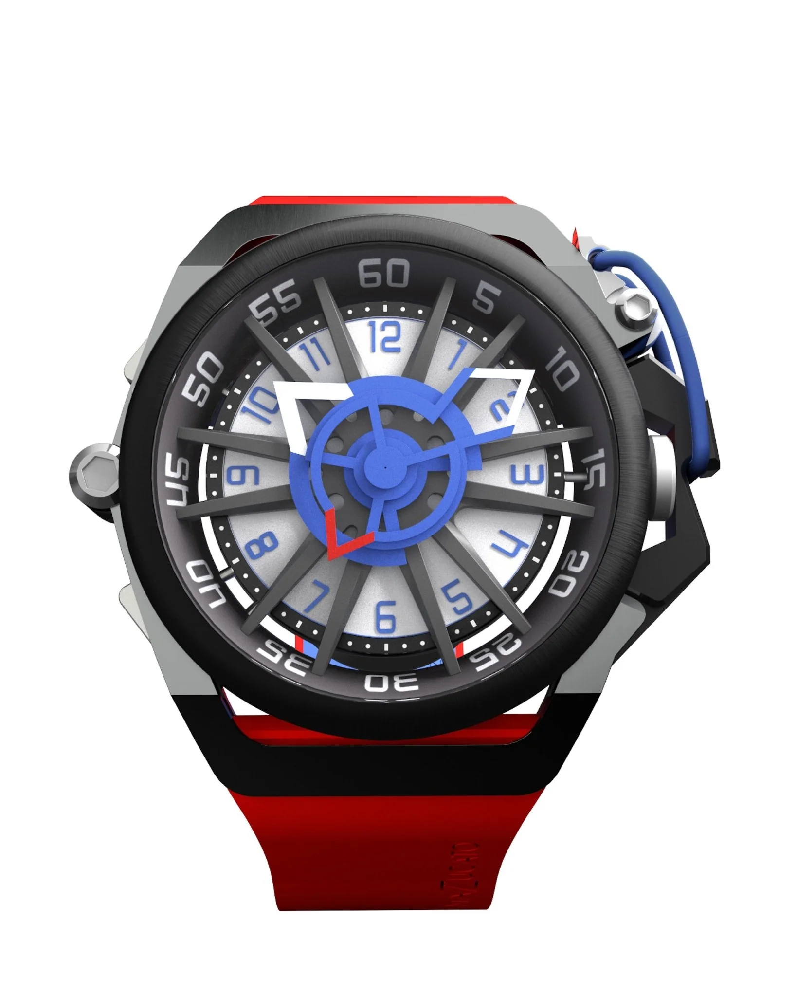 Mazzucato Reversible Watch RIM Red - Image 9