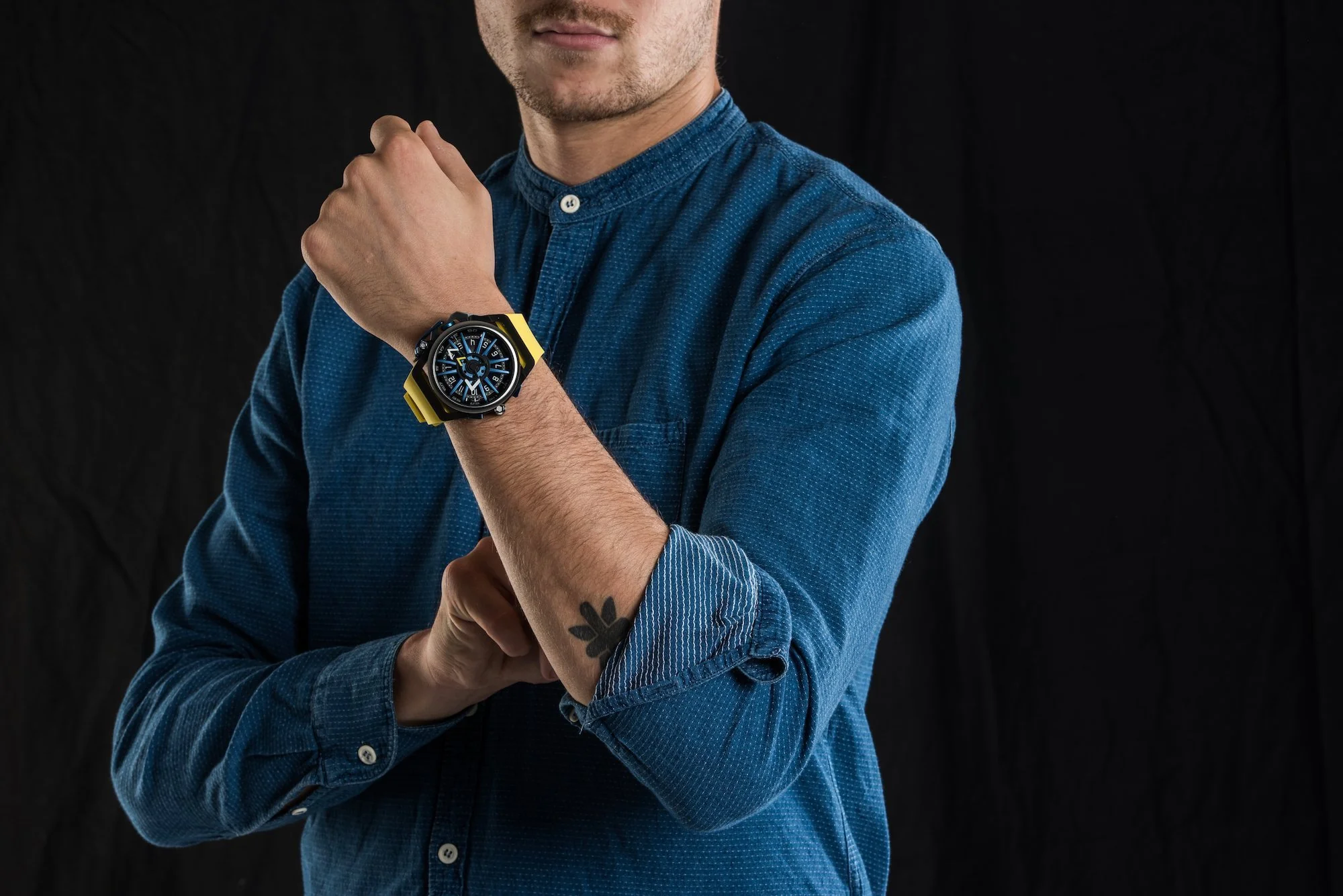 Mazzucato Reversible Watch RIM Yellow - Image 5