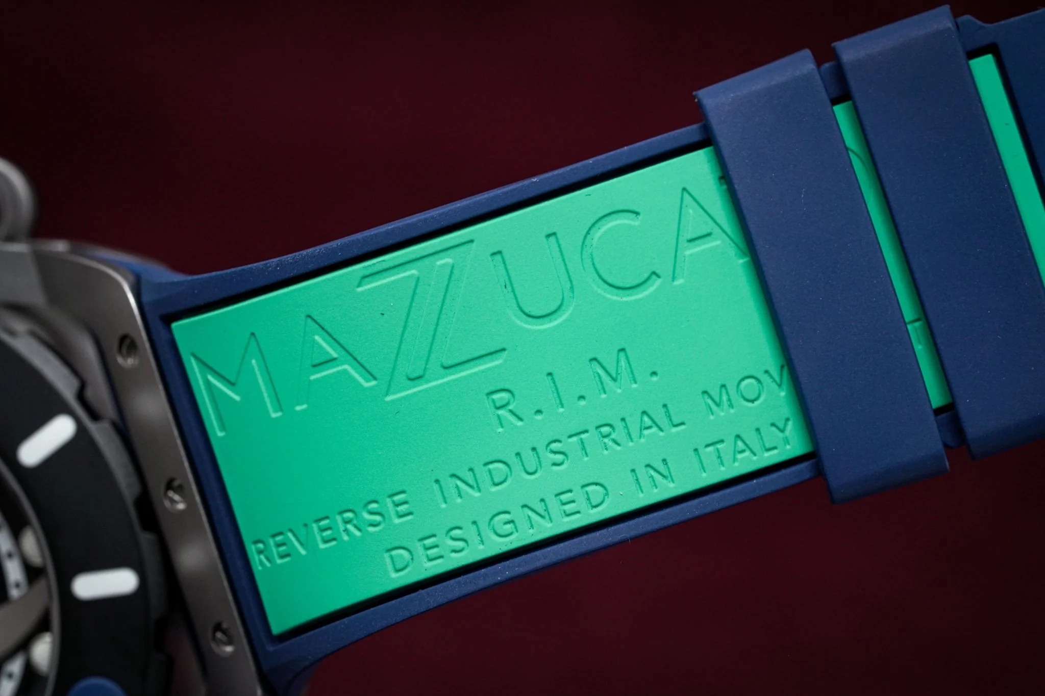 Mazzucato Automatic reversible Watch Scuba Blue Green - Image 13