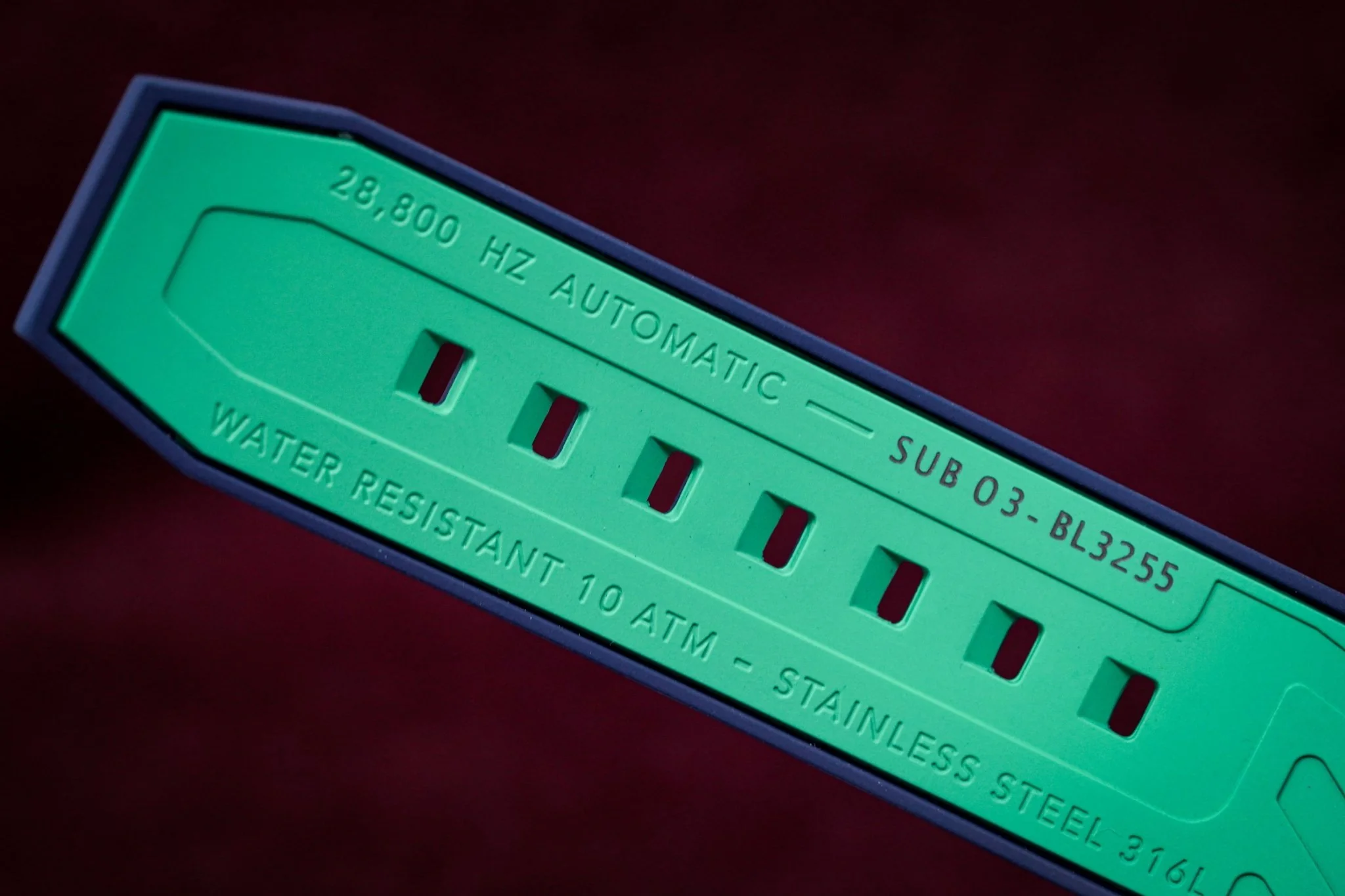 Mazzucato Automatic reversible Watch Scuba Blue Green - Image 21