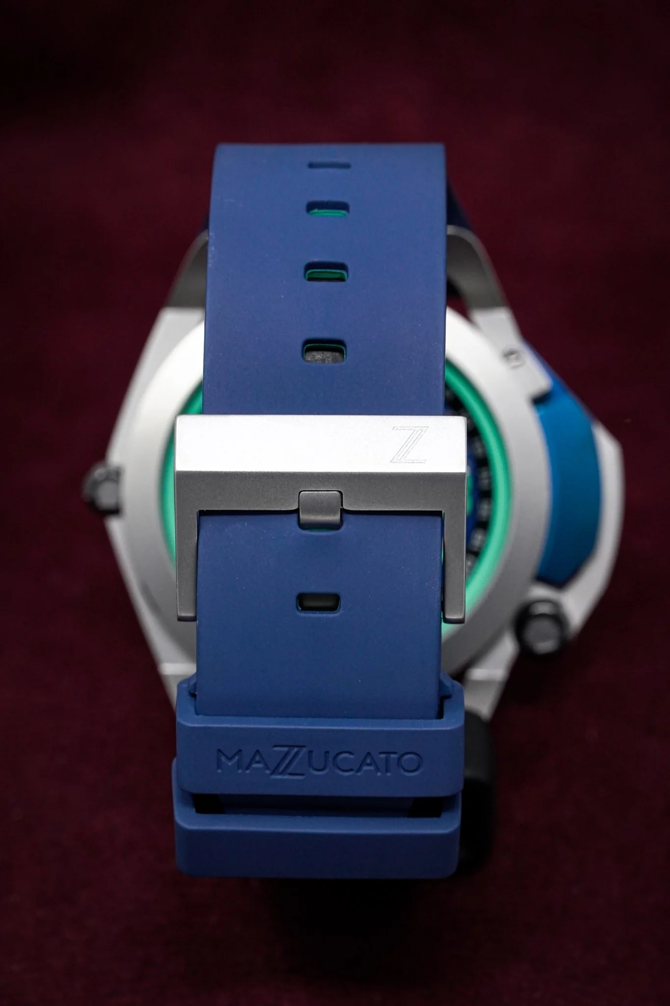 Mazzucato Automatic reversible Watch Scuba Blue Green - Image 6