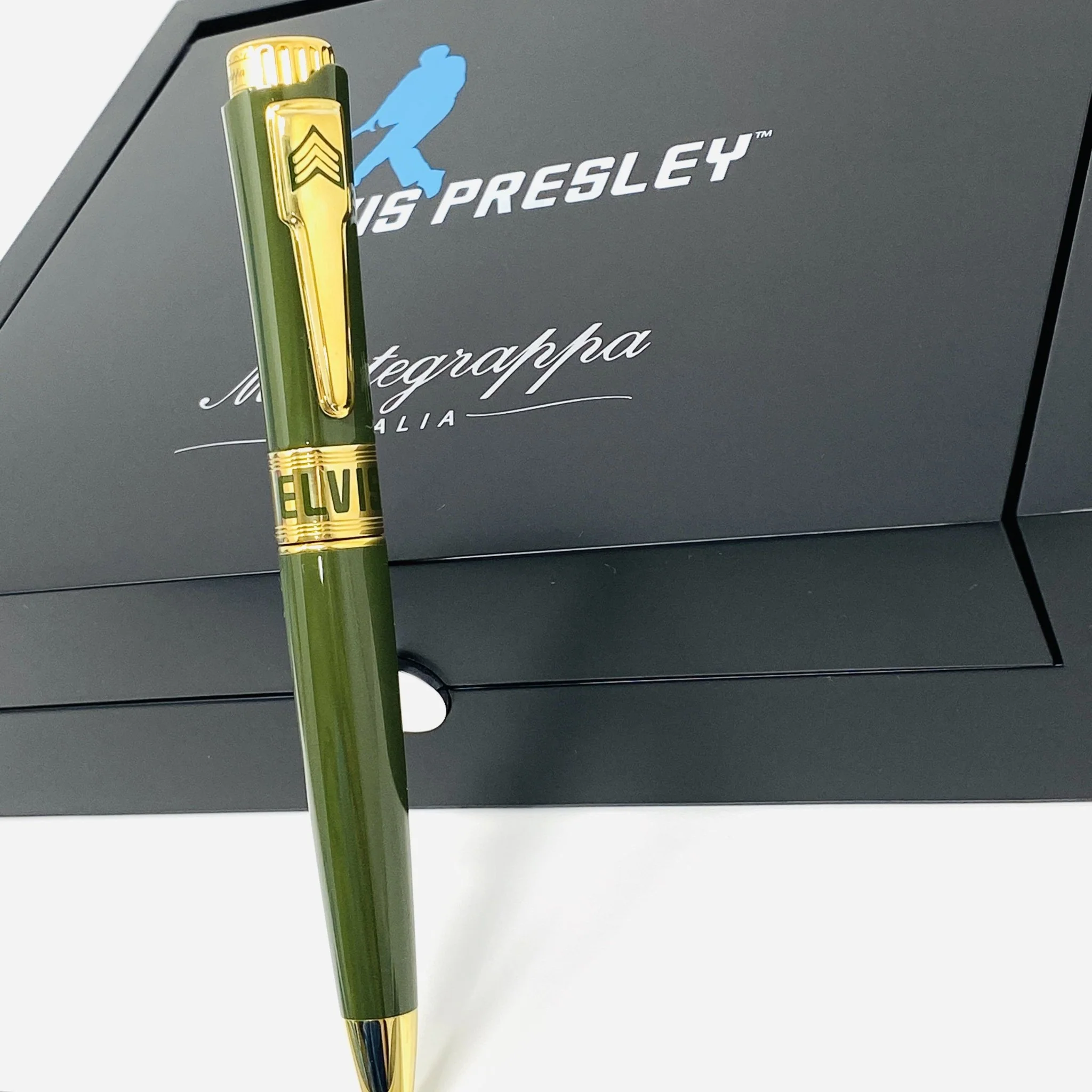 Montegrappa Pen Icons Elvis Presley Ballpoint Pen Green - Image 11